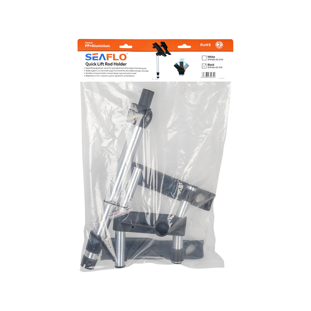 SEAFLO Rod Holders, 2 in 1  Rod Holder Mount Flush Mount Fishing Rod Pole Holders