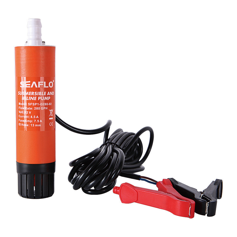 SEAFLO 280GPH Submersible and Inline Pump(CHOOSE 12V-24V)