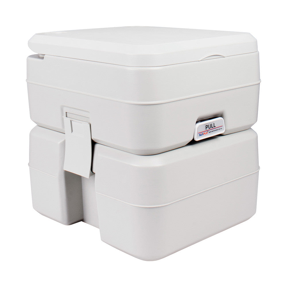 SEAFLO 5.3 Gallon Standard Portable Toilet for Marine, RV, Camping and Boat
