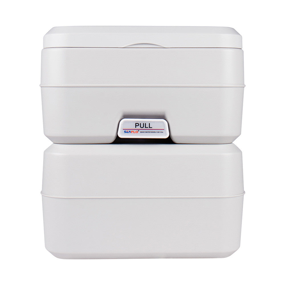 SEAFLO 5.3 Gallon Standard Portable Toilet for Marine, RV, Camping and Boat