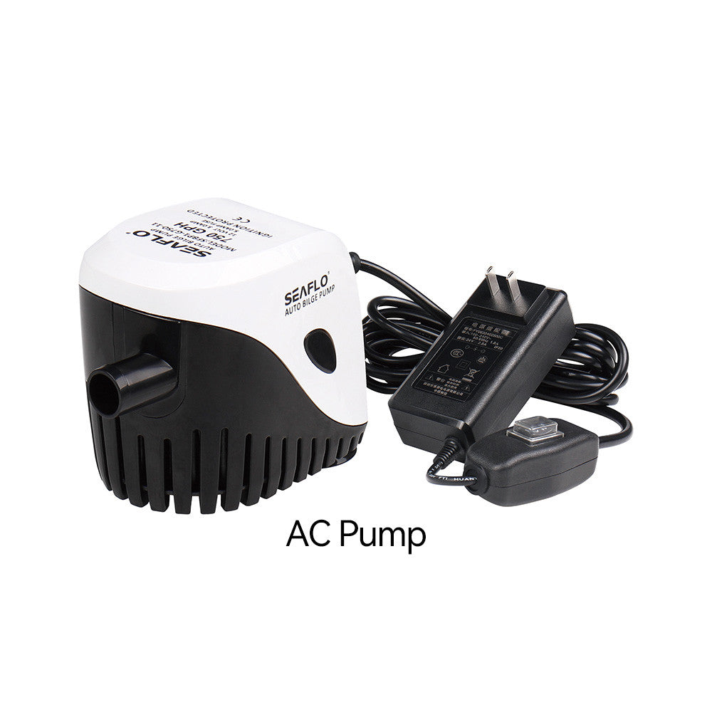 SEAFLO 11-Series 750GPH Automatic Submersible Bilge Water Pump with Magnetic Float Switch (Choose 12V or 24V)