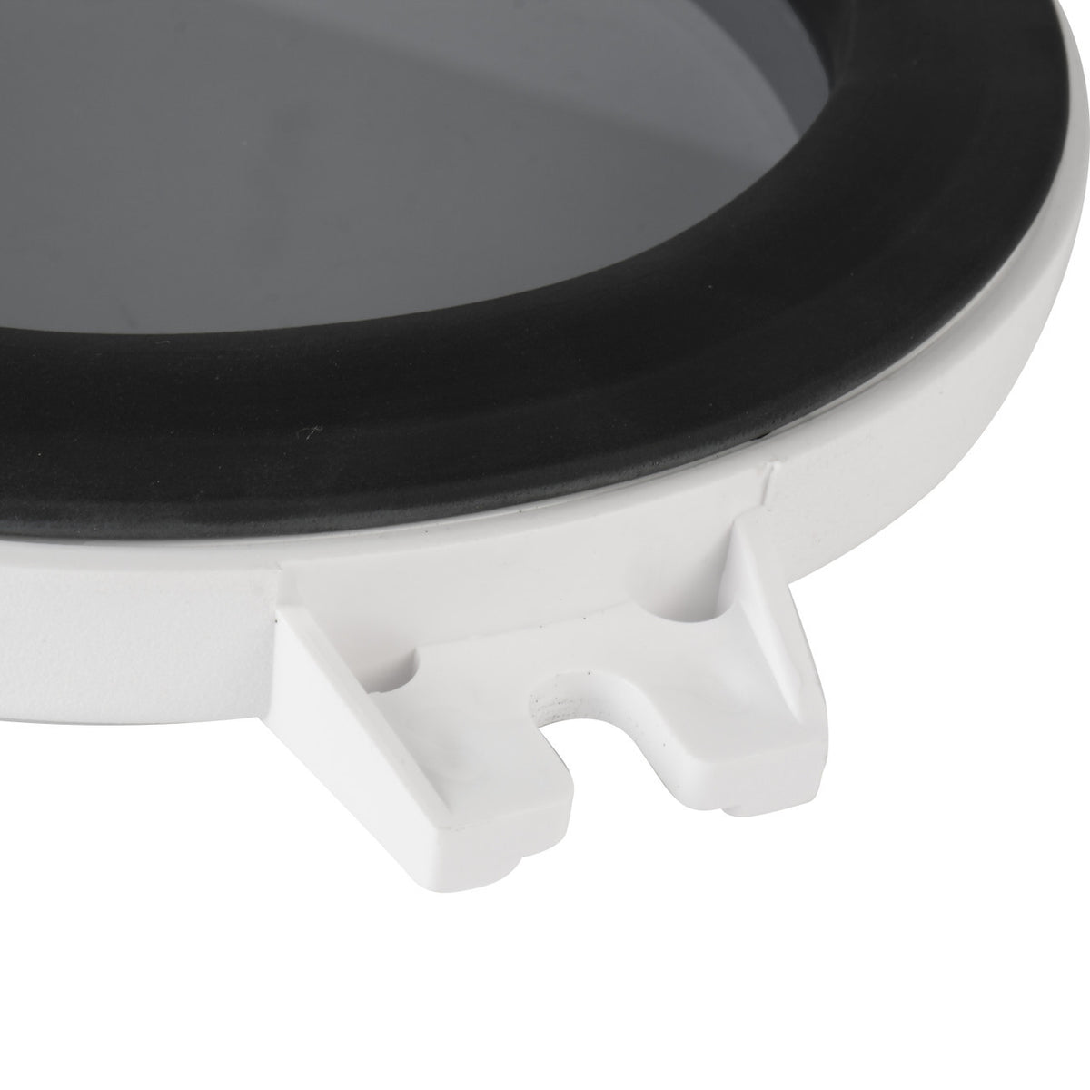 SEAFLO Round Porthole Window with ABS Plastic & Tempered Glass for Boat, Yacht, Marine Applications (White or Black, 10.5")