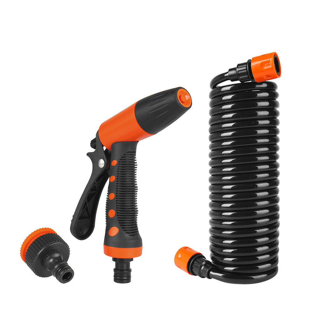 SEAFLO 20' Hose Coil Washdown System for RV, Boat, Garden Water Pump