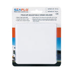 SEAFLO Fold-Up Adjustable Drink Holder for RV Marine Boat Caravan Car (White or Black)