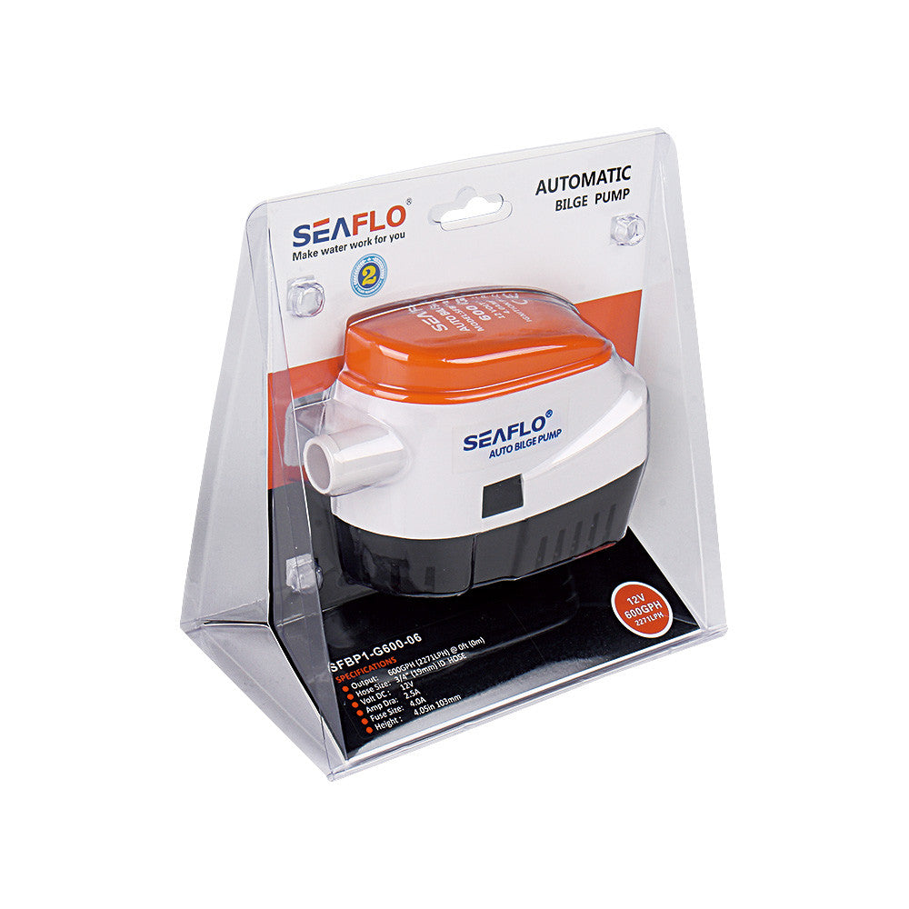 SEAFLO 06-Series  Automatic Bilge Pump (12V | 600GPH)