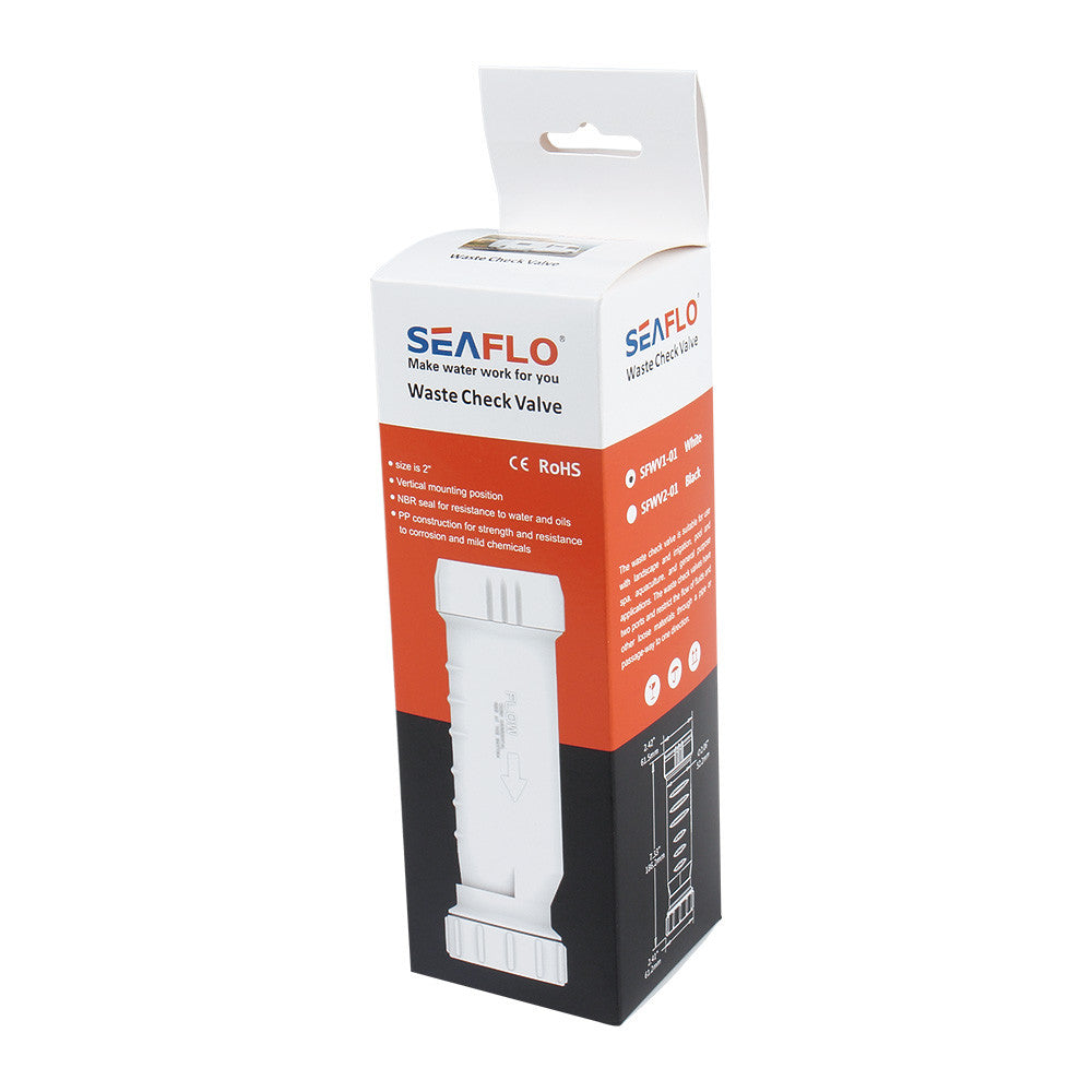 SEAFLO PVC Waste Valve