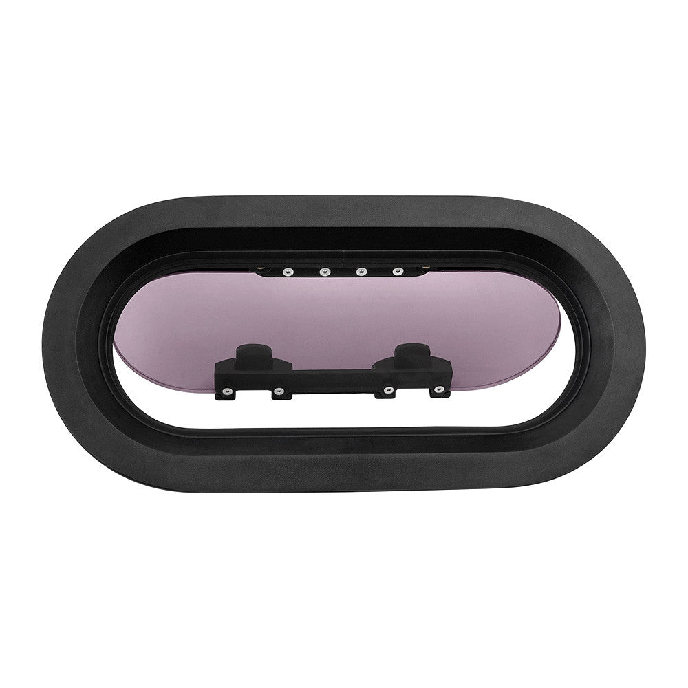 SEAFLO 04 Series Standard Oval Portlight - Choose Black or Metallic Frame