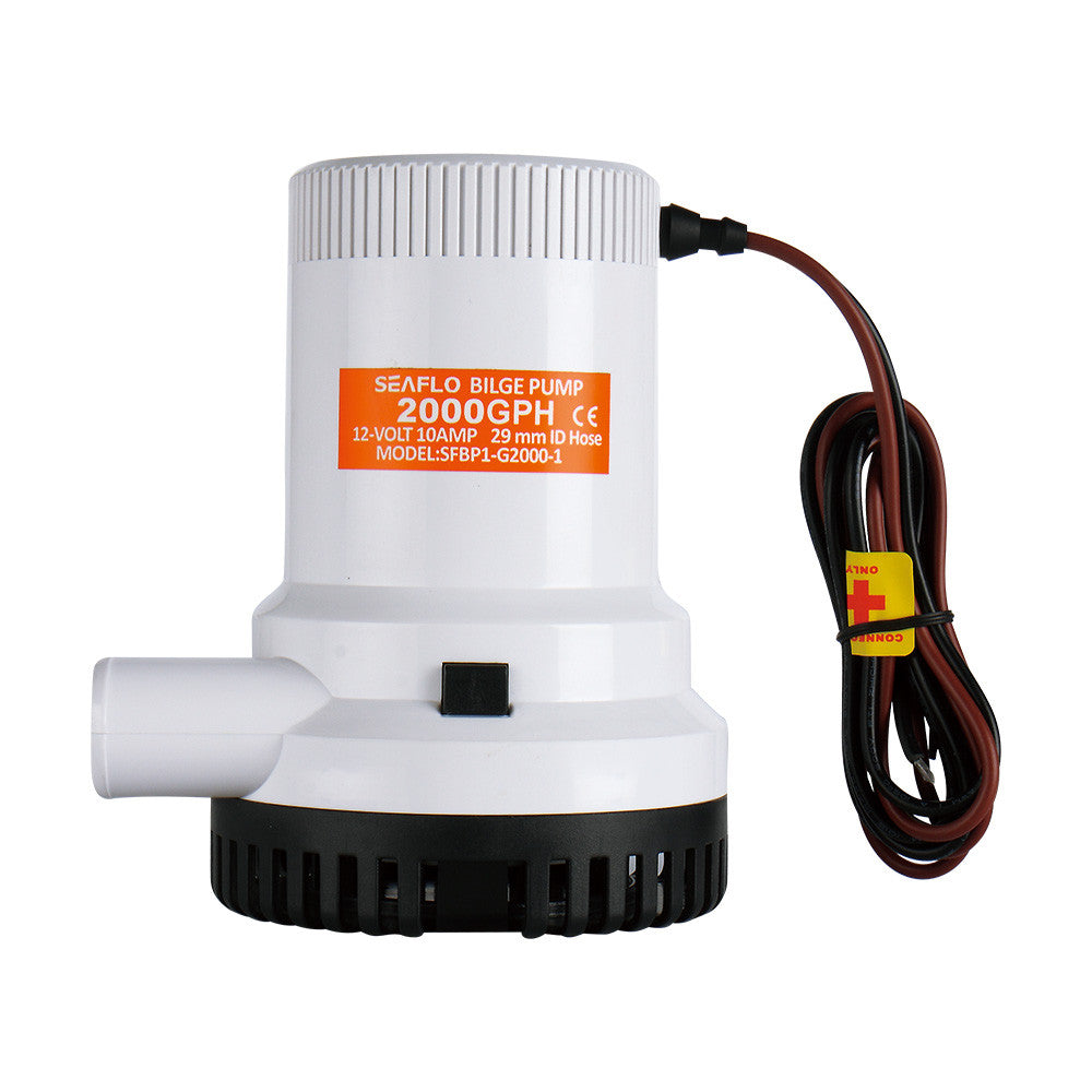 SEAFLO 01-Series 2000 GPH Submersible Bilge Pump (Choose 12V or 24V)
