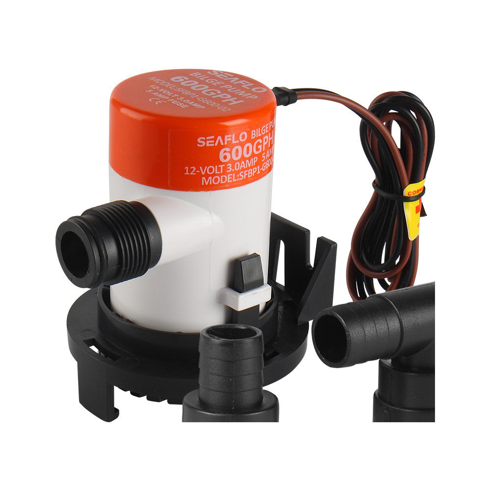 SEAFLO 03-Series 350GPH/600GPH/800GPH Bilge Pump/Side Mounting (12V)