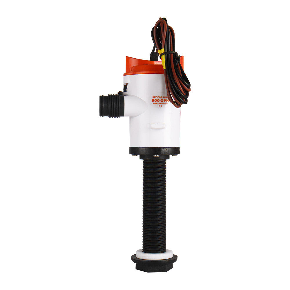 SEAFLO 04-Series 12V 800 GPH Straight Livewell/Baitwell Aerator Bilge Pump