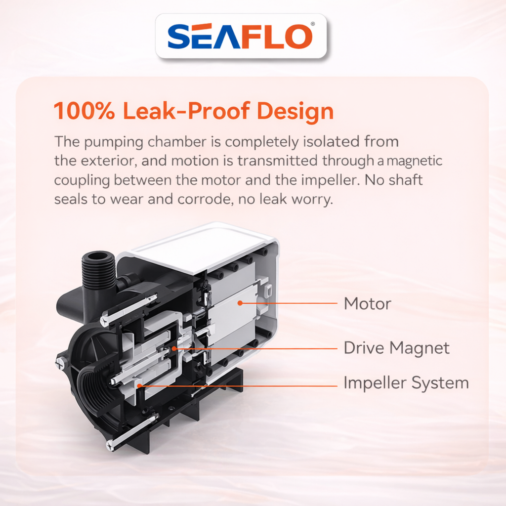 SeaFlo Marine Air Conditioner  Circulation Pump 250 GPH / 115V