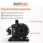SeaFlo Marine Air Conditioner Circulation Pump 500 GPH / 115V