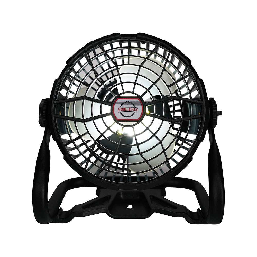 SEAFLO Portable Desk Fan 2-in-1 rechargeable fan high speed 6 hours low speed 12hours