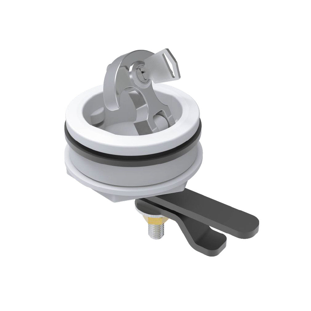 Flush Latch Locking