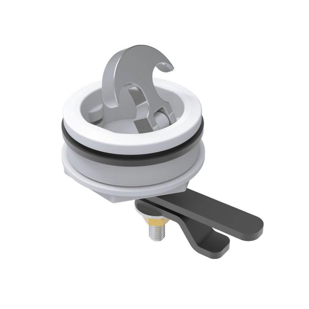 Flush Latch Locking
