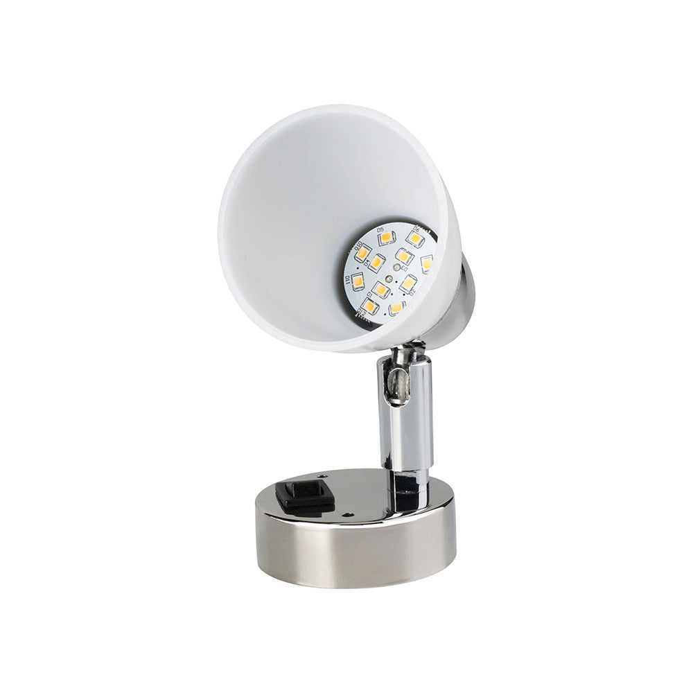 SEAFLO Warm White 3.1w 8-30v Stainless Steel LED Reading Light