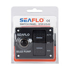 SEAFLO 3-Way Bilge Pump Panel Rocker Switch Automatic/Off/Manual with built in 15A Circuit Breaker 12v 24v 32v