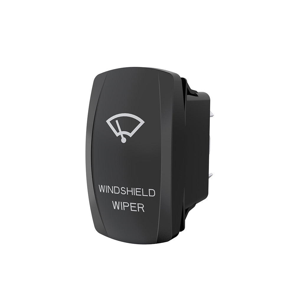 SEAFLO Windshield Wiper Rocker Switch Led Light for Cars Trucks RVs