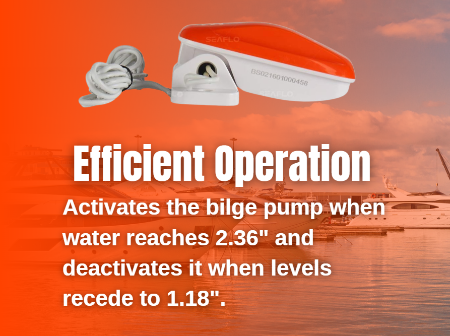 SEAFLO 02-Series Bilge Pump Float Switch for 12V, 24V, 32V