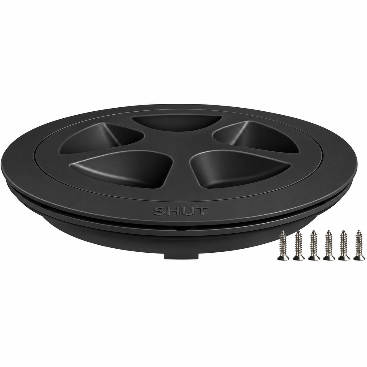 SEAFLO Black Deck Plate Hatch (4"|6"|8")