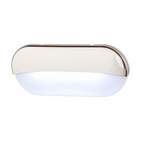 03 Series LED Oblong Courtesy Light - 12V Cool White, Stainless Steel