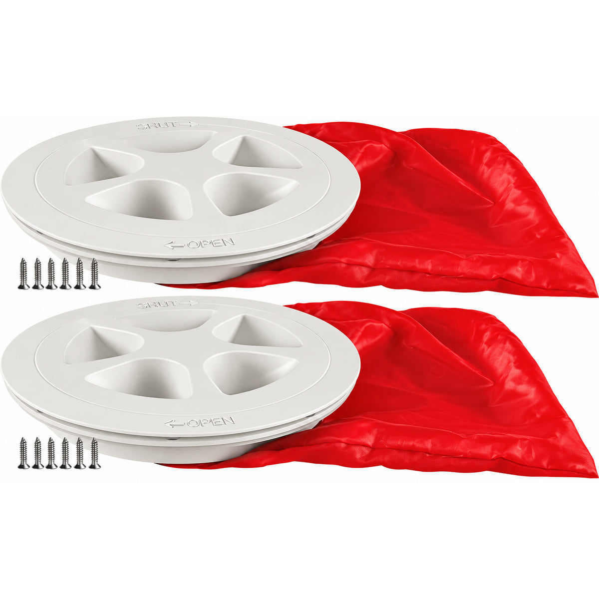 SEAFLO White Deck Plate Hatch (4"|6"|8")