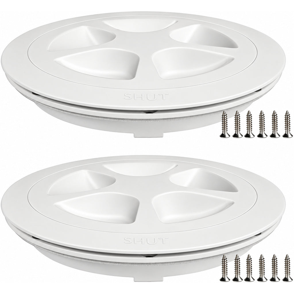 SEAFLO White Deck Plate Hatch (4"|6"|8")