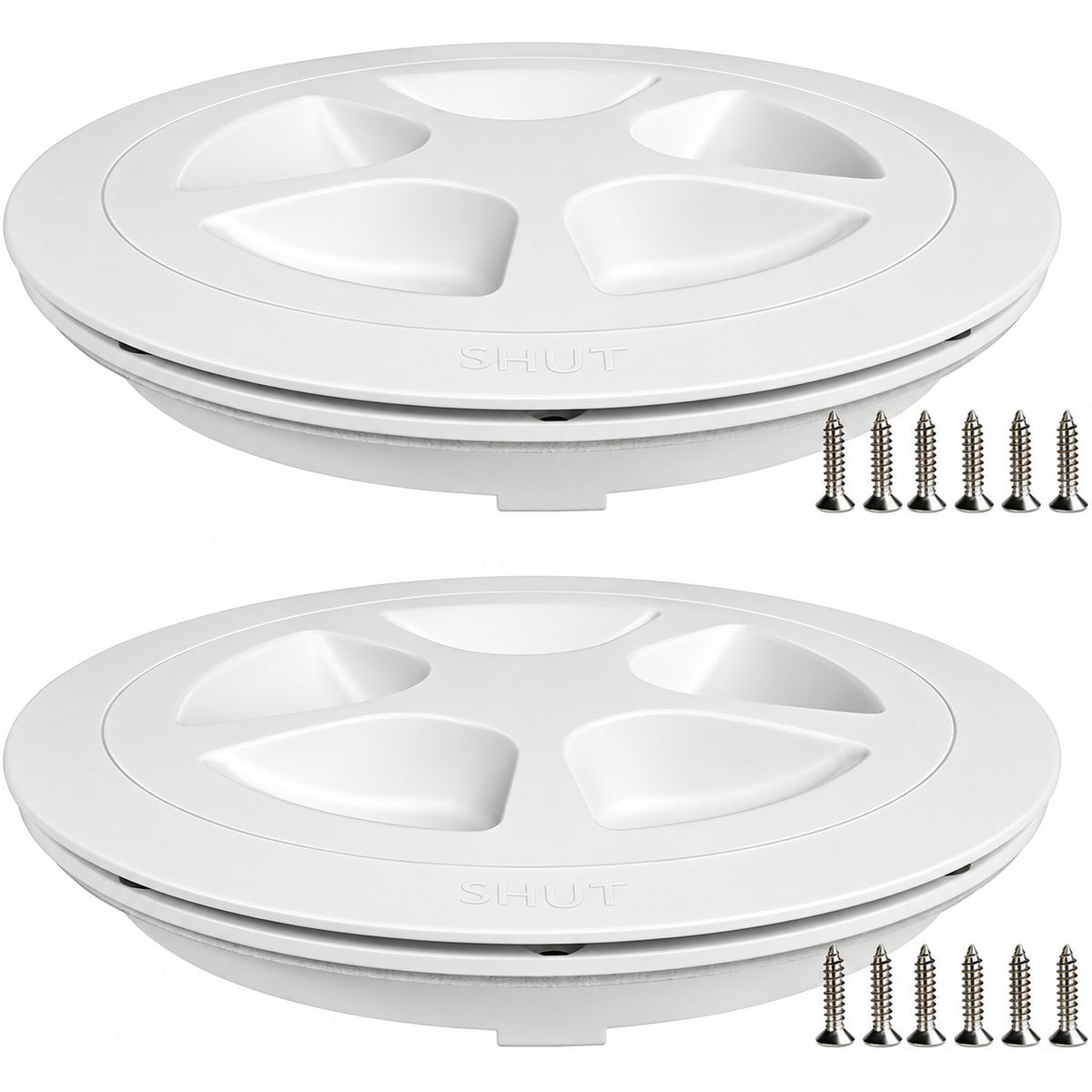 SEAFLO White Deck Plate Hatch (4"|6"|8")