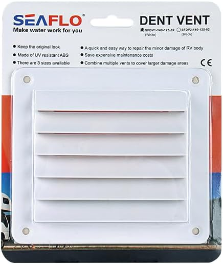 SEAFLO Dent Vent For Marine & RV 5" X 5.5" White