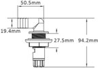SEAFLO 90° 3/4" AERATOR SPRAY HEAD FOR LIVEWELLS/RECIRCULATING SYSTEMS/WATER SYSTEMS