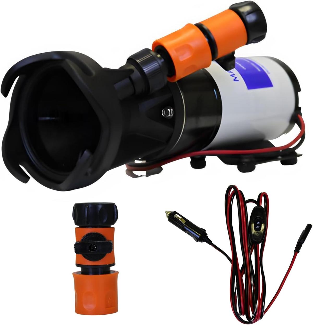 RV Macerator Quick Release RV Dump Station Mount 12V 12GPM