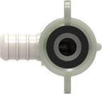 SEAFLO Plastic PEX Pipe Coupling 90 Degree Fitting Swivel Adapter 1/2"-14 FNPT x 1/2" Barb Elbow Fitting - Compatible with PEX or PE-RT Pipe, Corrosion Resistant (5-Pack)