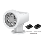 LED 5000K white Aluminum Searchlight 05 Series — Wired remote