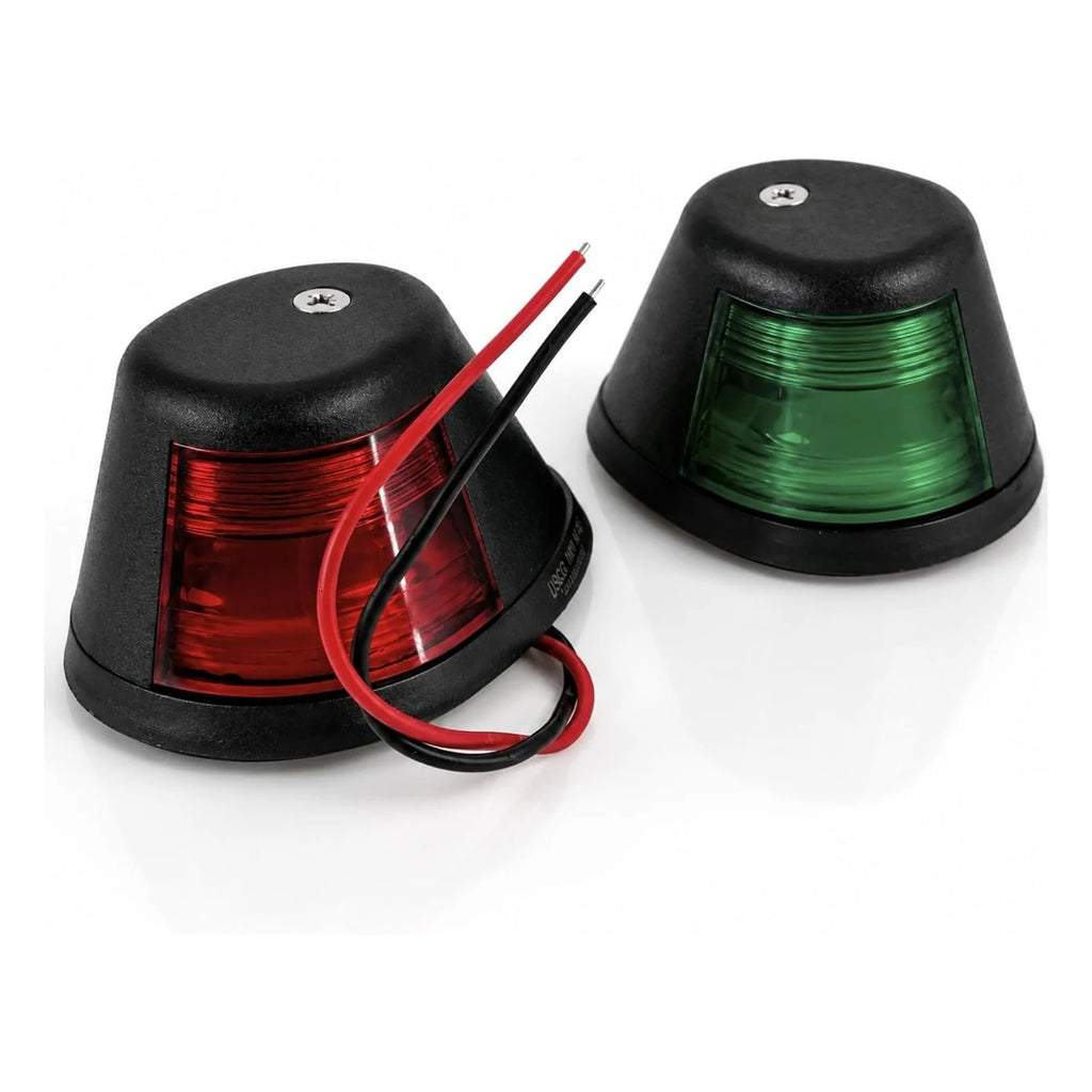 1.5W LED Port & Starboard Navigation Lights, 1.5N (White | Black)