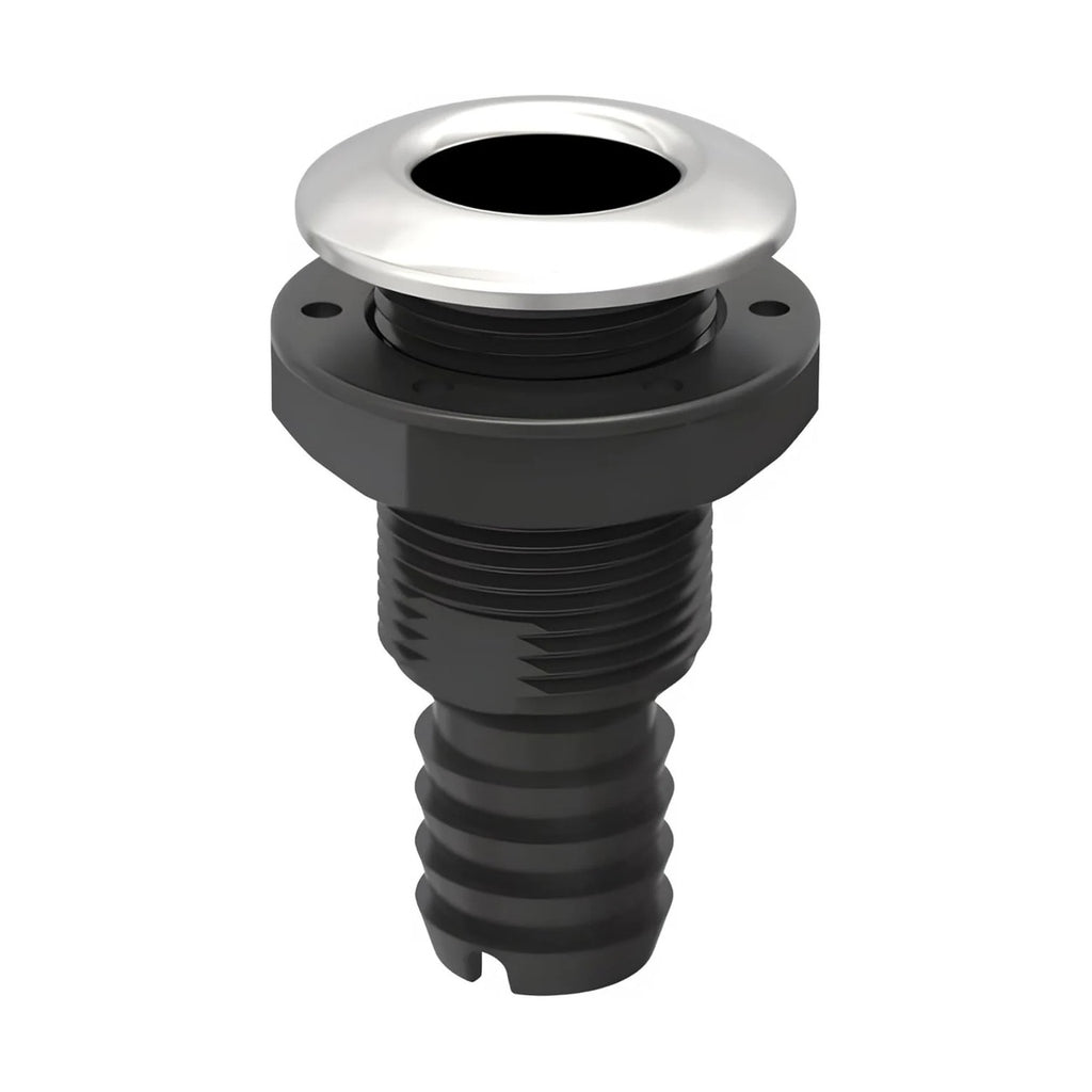 SEAFLO Thru Hull Fittings (Stainless Steel Capped)