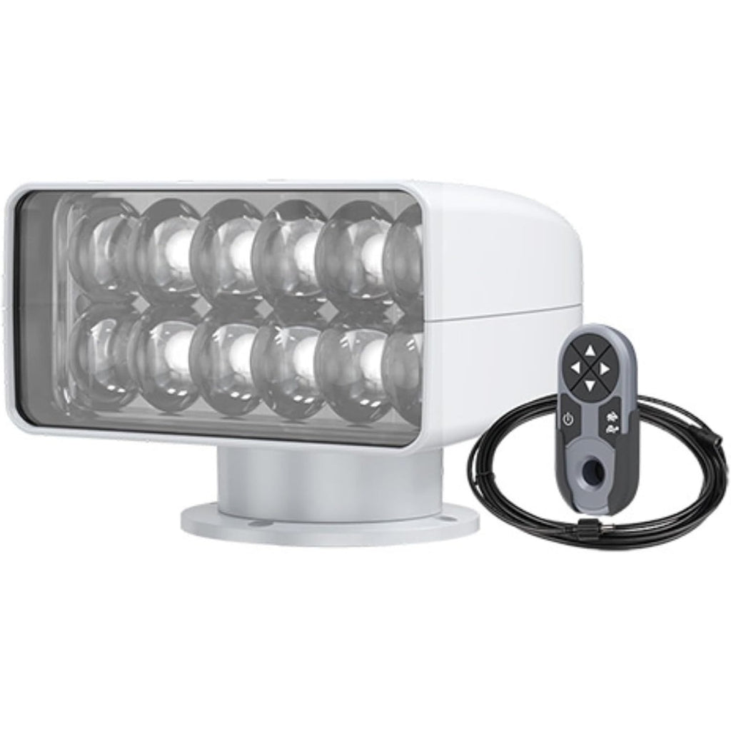 03 Series Wireless Remote Control LED Searchlight  (White | Black)