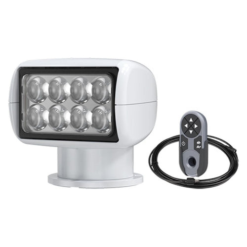 01 Series Remote Control LED Searchlight - 20W, (White 5500K | Warm White 3000K), (Black | White)
