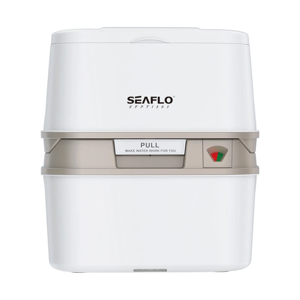 SEAFLO Premium Portable Travel Toilet - 5.8 Gal (22L)